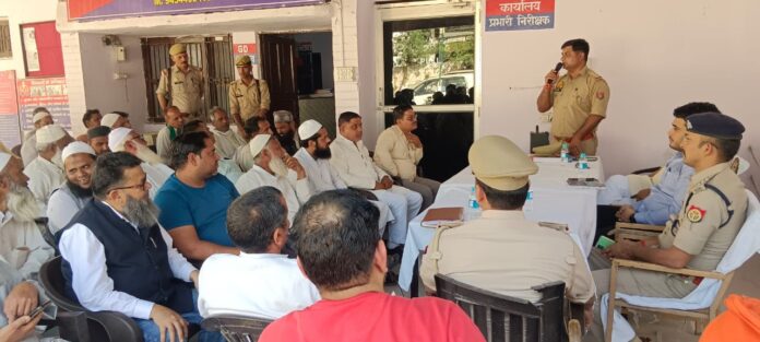 Addressing the meeting of the peace committee, the inspector in charge of the police station