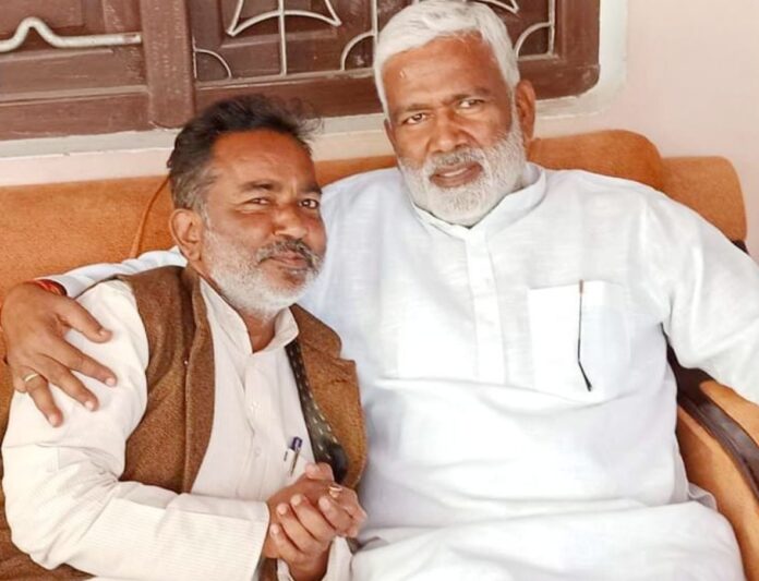 Manoj Valmiki met cabinet minister Swatantra Dev Singh,