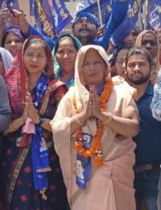 Pushpa the winning candidate from BSP