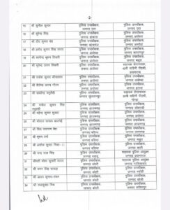 UP DSP Trasfer List योगी सरकार ने 167 पुलिस उपाधीक्षकों के किए तबादले, तीन IAS के भी हुई तबादले