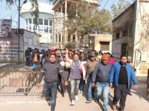 Maharishi Valmiki Park महर्षि वाल्मीकि पार्क की मांग को लेकर वाल्मीकि समाज का प्रदर्शन, सौंपा ज्ञापन