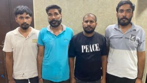 Hapur बाबूगढ़ पुलिस को मिली सफलता, चार हिस्ट्रीशीटर गिरफ्तार, अवैध हथियार बरामद