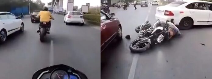 Bike Accident Video Viral