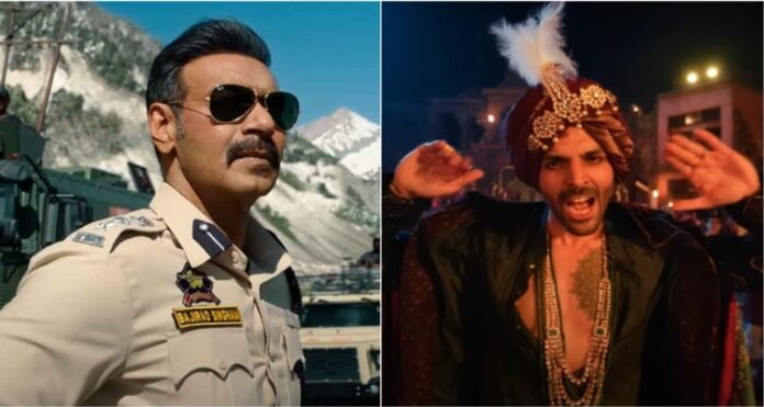 Singham Again Vs Bhool Bhulaiyaa 3