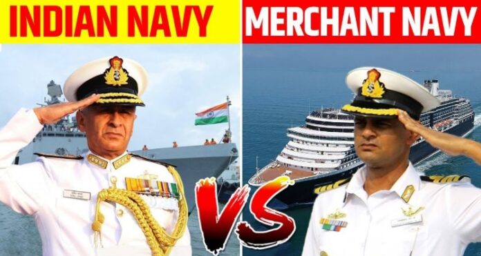 Indian Navy vs Merchant Navy